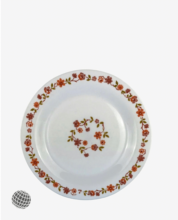 Classic Arcopal Pyrex Scania Garden Dinner Plate 1970s Vintage Originals Collectors Antiques Trending Kitchenware Dinnerware