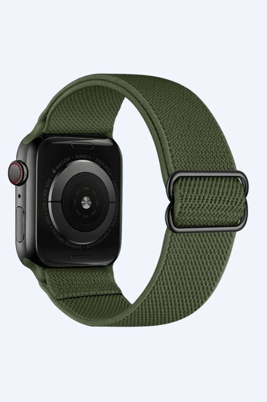 Apple Watch Nylon Solo Loop Band   Stretchy 44mm 40mm 45mm 41mm 42mm 38mm Adjustable Strap Bracelet iWatch Series 7 6 SE 5 4 3 Trending Straps