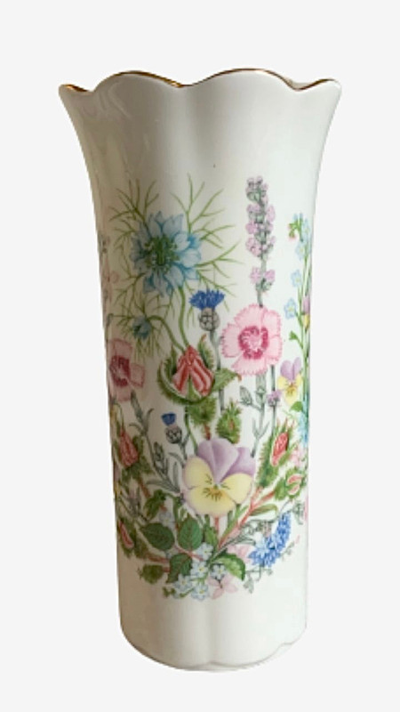 Classic Anysley Wild Tudor Vase Floral Meadow Vintage Originals Ceramics Collectors Antiques