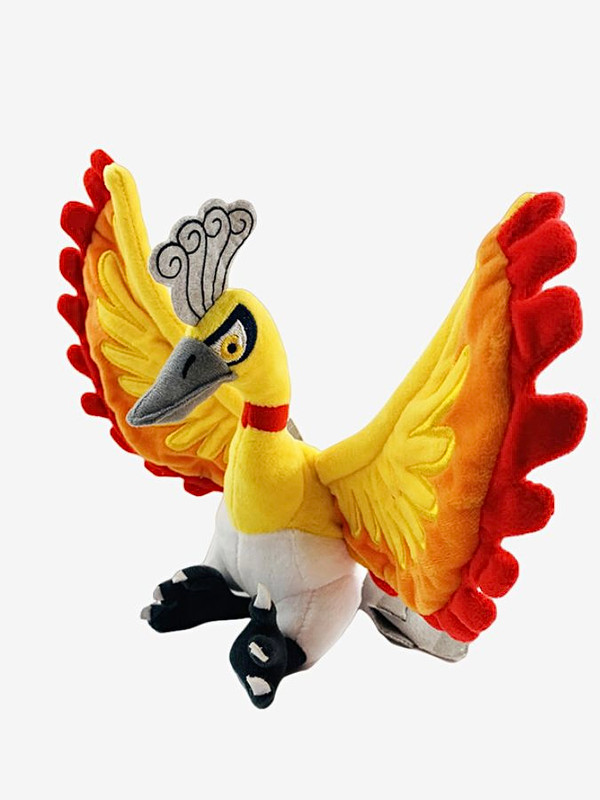 Phoenix Ho-Oh Plush Soft Doll 25cm    Stuffed Dolls Collection Toys Great Gift Birthday Trending For Children Kids Toy