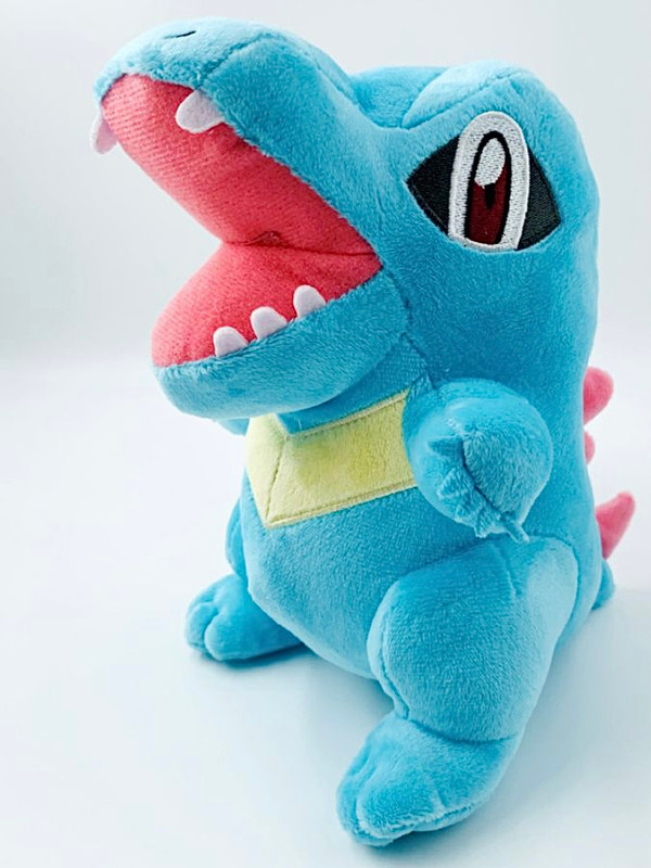 Totodile Plush Soft Doll 22cm Japanese Anime Blue Dinosaur Toys Stuffed Gifts for Children Kids Trending Japan Dolls Dinosaurs Toy