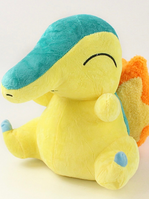 Cyndaquil Soft Plush Doll 25cm Japanese Anime Dinosaur Toys Stuffed Animals Cartoon Doll Gifts For Children Kids Trending Japan Dinosaurs Toy