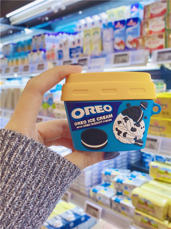 OREO Ice Cream AirPods Pro 1 2 Case Cover  Cute Cartoon Wireless Earphone Covers Cases Trending for Apple Charging Box