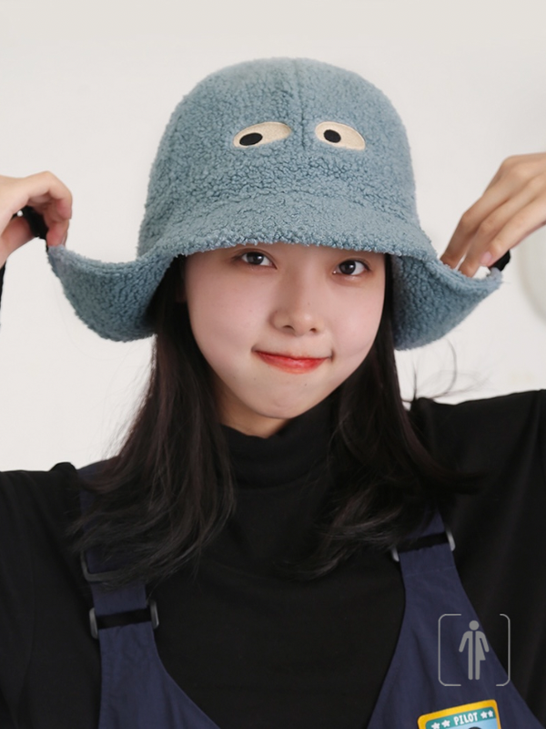 Warm Ear Protection Hat  Unisex Anywear Mens Women’s Winter Thickened Pullover Eyes Cap Ladies Bomber Hats Headwear Caps for Woman Man Trending in Blue