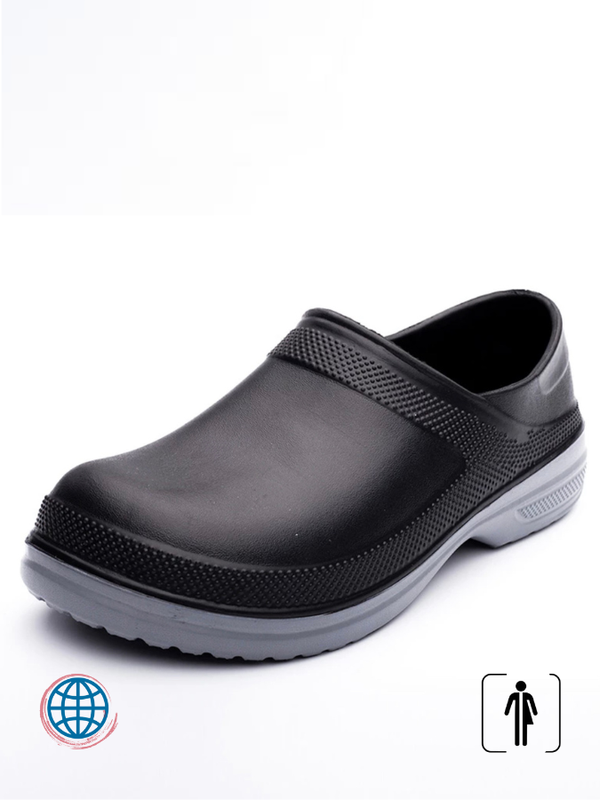 Non-Slip Breathable Work Shoes   Unisex Anywear Mens Women’s Workwear EVA Hotel Kitchen Clogs Waterproof Oil-proof Resistant Kitchen Cook Chef Footwear for Man Woman Plus Size 39-49 Trending in Black