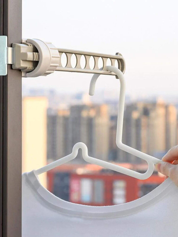 Window Frame Clothes Wash Hanger   miteigi Outdoor Travel Portable Windows Frames Apparel Hangers  Portable Indoor Windows Drying Rack Indoor Hanging Racks for Washing Trending in Blue Gray / Grey Green
