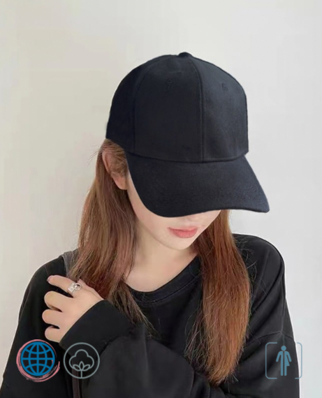All-Match Baseball Cap   Korean Unisex Anywear Women’s Mens  Hat Light Board Plush Sun Protection Casual Sports Activewear Fitness Caps For Man Woman Trending in Black
