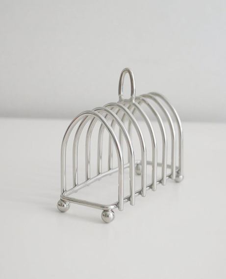 Nordic Toast Rack  Shelf Breakfast Stainless Steel Food Organizer Holder Support Racks Metalwork Home Kitchen Table Decor Norway Accessories