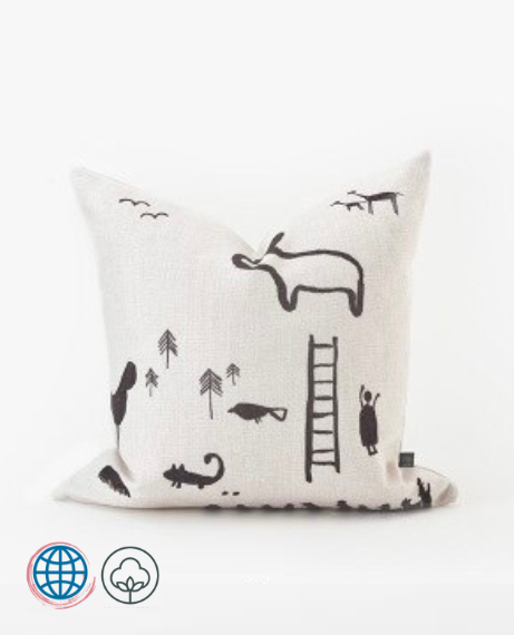 Animal Pattern Pillow Case  Nordic Geometric Marble Texture Pillowcase Cotton Linen Cushion Cover for Home Cafe Office Black White 45*45cm Trending Covers