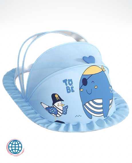 Mosquito Net Baby Bed    Newborn Without Bottom Foldable Baby Canopy Yurt Accessories Unisex Boy Girl in trending Seagull Bird Whale
