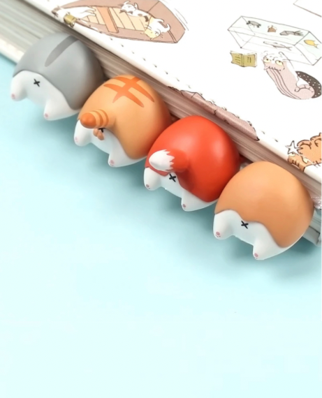 Animal Bookmark  Cute Japanese Kawaii Animals Cartoon Cat Corgi Shiba Inu Dog Fox Hamster Book Marks For Kids Girls Gift Office School Supplies Novelty Bookmarks Trending Japan Stationery