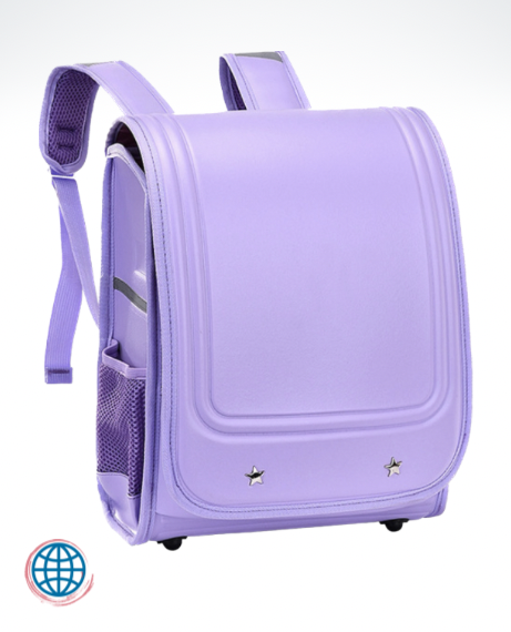 Large Capacity School Backpack Bag   Japanese Randoseru Primary Children Waterproof Orthopedic Schoolbags for kid Girls Boys book bags Japan Backpacks in Trending Purple