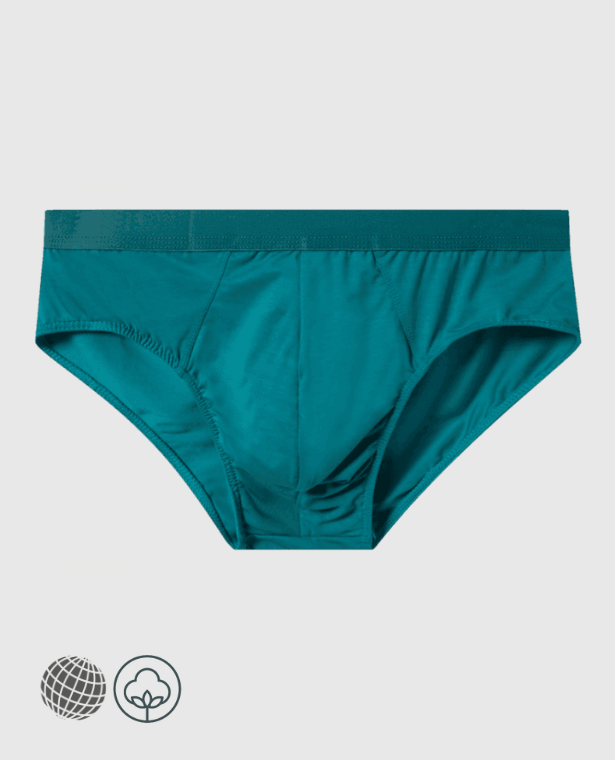 ModaL Briefs  Men’s Underwear U Convex Pouch Low Rise Sexy Breathable Panties Scrotum Bulge Triangle Brief Soft Plus Size Knickers for trending Man in Cyan