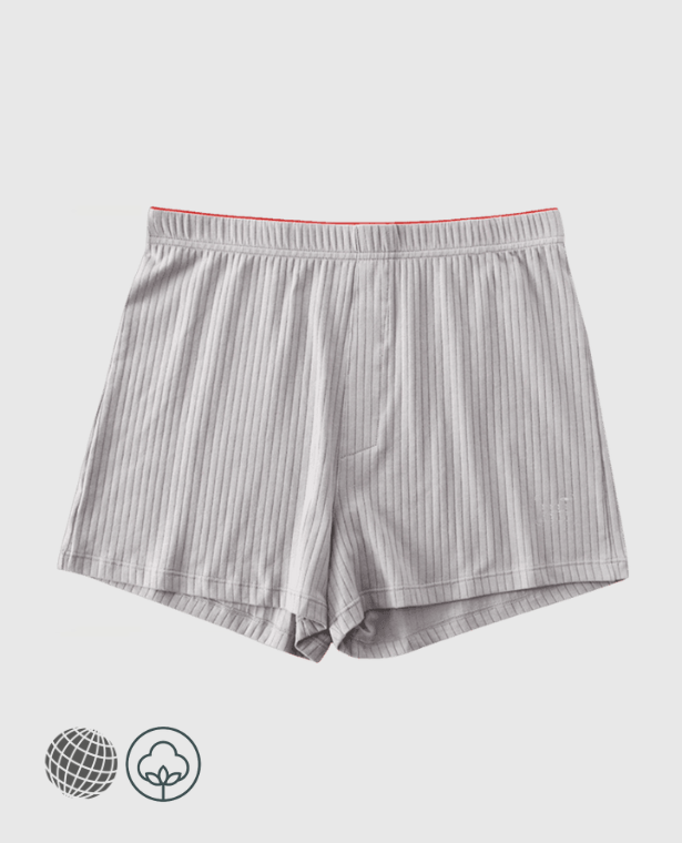 Classic Cotton Boxers Briefs   Mens Shorts Comfort Panties MiteigiYūki Activewear Sports Underpants Trunks Fitness Stretch Underwear Breathable Moisture Absorption Plus Size Boxers for trending Man in Gray grey