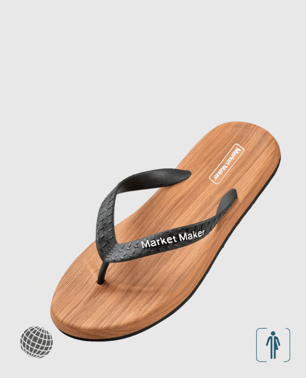 Clip Drag Flip Flops   Genderful Women’s Men's Unisex Anywear Flop Sandals Home Mens Fashion Fisherman Antiskid Outdoor Beach Sandal House Slippers Holiday Vacation Getaway Footwear for trending Man Woman in Auburn brown color