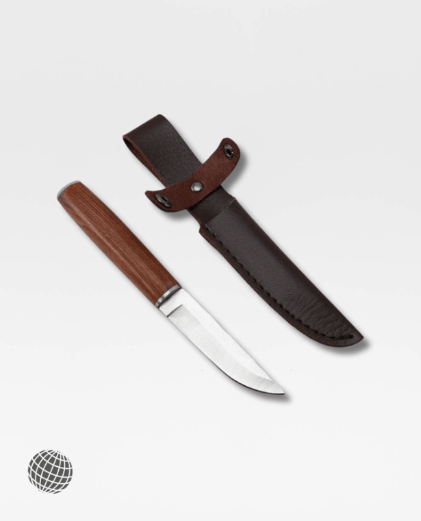 Paring Knife   3CR13Stainless Steel Steak Cutlery Rosewood Handle Random Color Black Brown Leather Sheath Outdoor Fruit Cleaver Knives Trending Kitchen Preparation Utensil