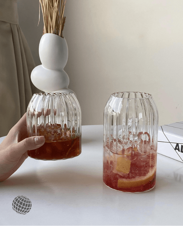 Heat-Resistant Glass Cup  510/800ml Transparent Ins Coffee Cup Large Capacity Juice Beer Water Cups Beverage Drinkware Wine Glasses Trending Bar Glassware