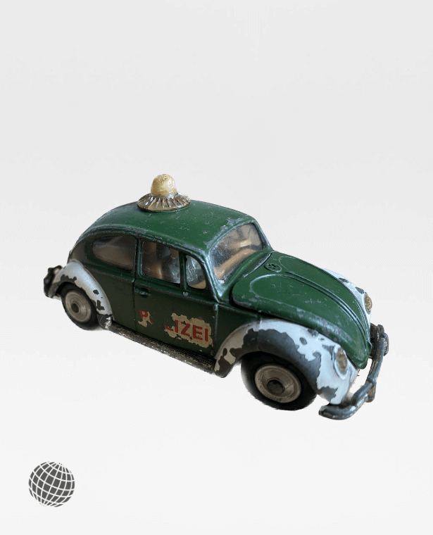 Volkswagen European Police Car #492 by Corgi Vintage Original German Polizei Toy Car c1967 Makers Hornby Hobbies Margate England Collectors Antique Classic Toys Cars Trending British collection Edition