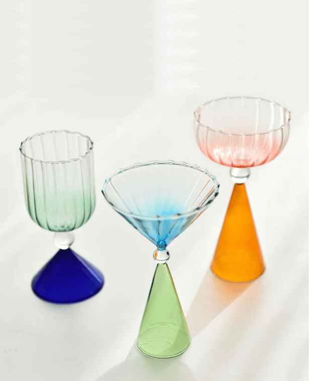 Nordic Glass Goblet   Creative Ice Cream Cocktail Wine Cup Personality Goblets Glasses Martini Dessert Drink Pudding Bowl Norway Scandinavia Scandinavian Norwegian Bowls Serveware Barware Cups Trending Glassware