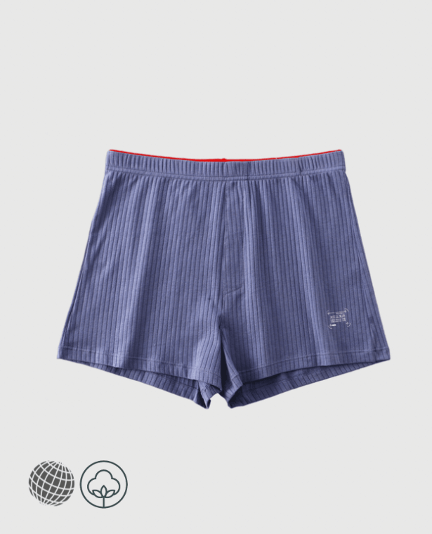Classic Cotton Boxers Briefs   Mens Shorts Comfort Panties MiteigiYūki Activewear Sports Underpants Trunks Fitness Stretch Underwear Breathable Moisture Absorption Plus Size Boxers for Man in trending Blue
