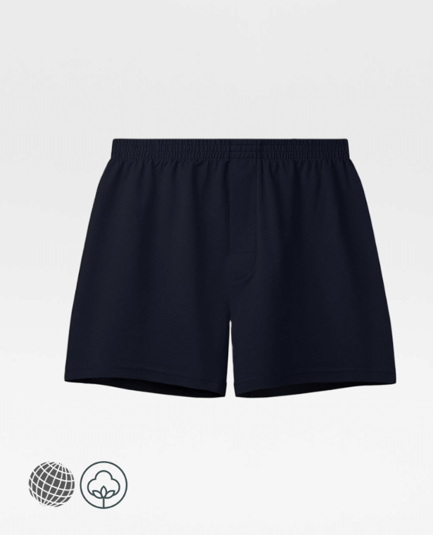 Basic Breathe Boxers  Men’s Breathable Comfort Underpants Trunks Sexy Boxer Briefs Elastic Shorts Pajama Underwear Penis Bulge Plus Size Boxershorts for Man in trending Navy Blue