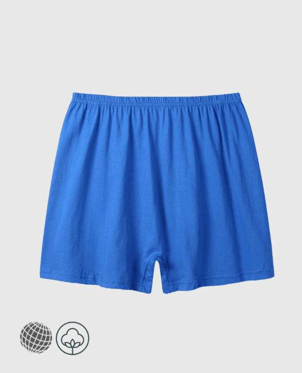 Loose Boxer Shorts   Men's Sexy Pants Swimming Trunks Boxers Briefs Breathable Cotton Underwear Underpant Plus Size Panties for Man in trending Saphire Blue