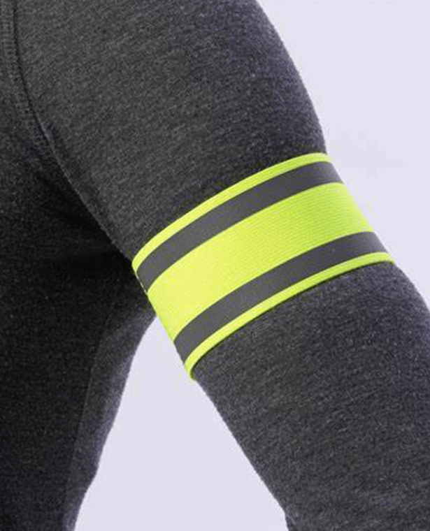Reflective Wristband 1-Piece   Unisex Anywear Men’s Women’s 1pc 4cm 5cm with Elastic Night Sportswear Fitness Jogging Running Cycling Traffic Safety Wristband Outdoor Sports Wrist Strap Bracelet for Man Woman in trending fluorescent Yellow-Green