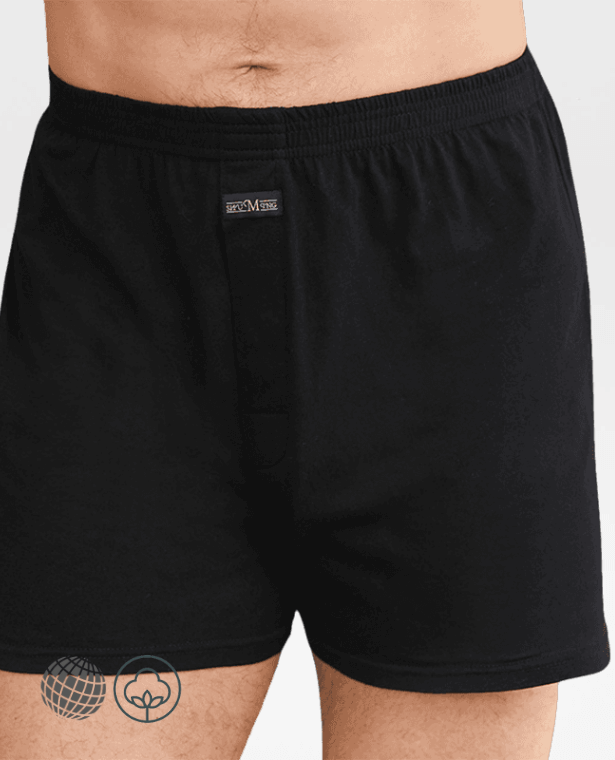 Cotton Linen Boxer Shorts   Men’s Rich Elasticated Pack Home Boxers Pajamas Loose Thin Breathable Loungewear Sleepwear Underpants Gym Shorts Panties Plus Size Underwear for Man in trending black