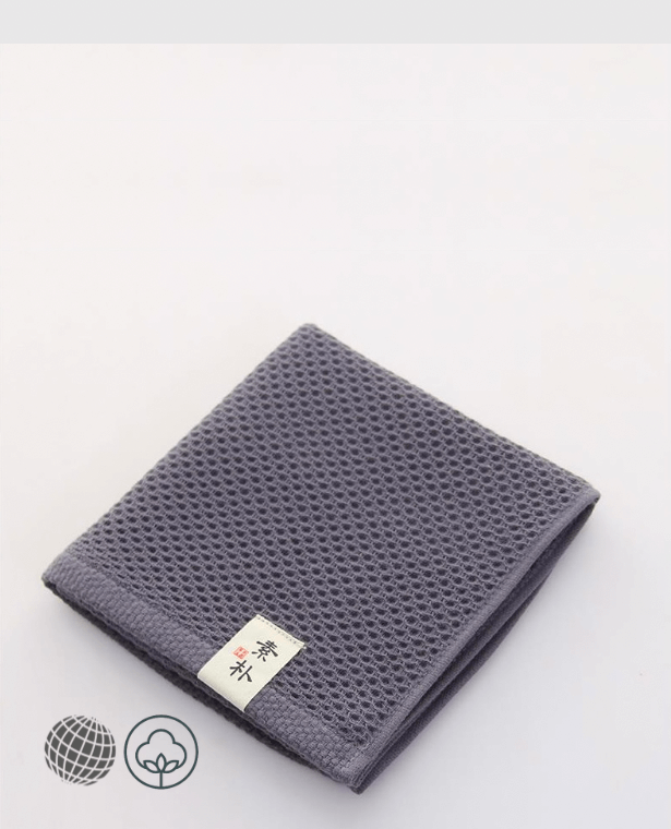 Super Absorbent Honeycomb Towel   Japanese 1pc soft Portable Solid Color cotton hair Face Quick Drying Adults Plaid Japan Bathroom towels in trending Gray grey