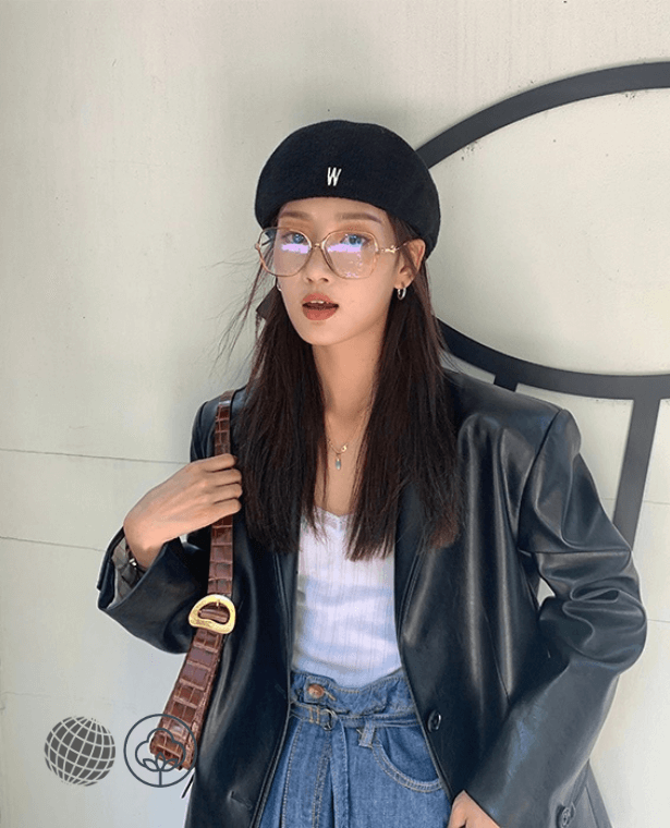 French Beret  Women’s Girls French Look Warm Wool Autumn Artists W Beanie Hat Cap Vintage Plain Beret Hats Painter Leisure Elegant Lady Winter Caps Artist Berets for Woman Girl in Black