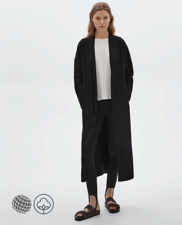 Cardigan Coat black   Women’s autumn style of womens casual knitted long fashion sweaters outerwear coats petite size Cardigans for trending Woman