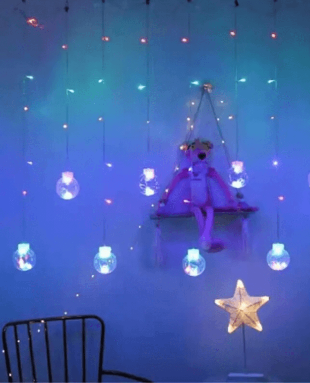 Hanging LED Lights   Plug-in Wishing Ball Christmas New Years Holiday Home Room Living Room Decoration Curtain Warm Light Birthday Party Lamp Trending Event Lighting lamps