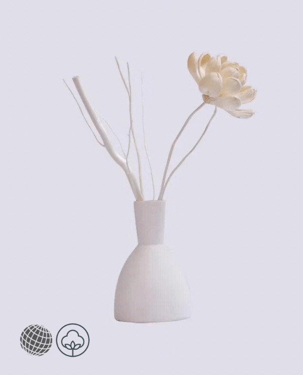 White Ceramic Aroma Diffuser Vase  Trending Bottle Water Lily Reed Essential Oil Rituals Home Perfume Diffusers Bottles strawberry Aromatherapy Empty