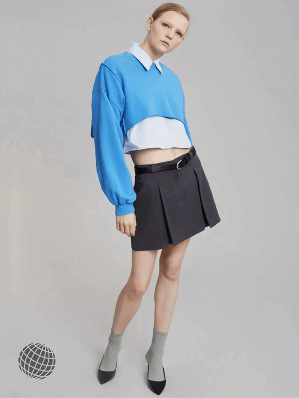 A-Line Mini Skirt black  Women’s Punkrock Gothic Indie Y2k wear pleated thin womens petite size midi skirts for trending woman