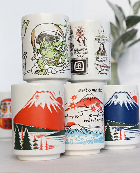 Japanese Impression Ceramic Mug 300ml Wine Sake Cup Tea Mugs Trending