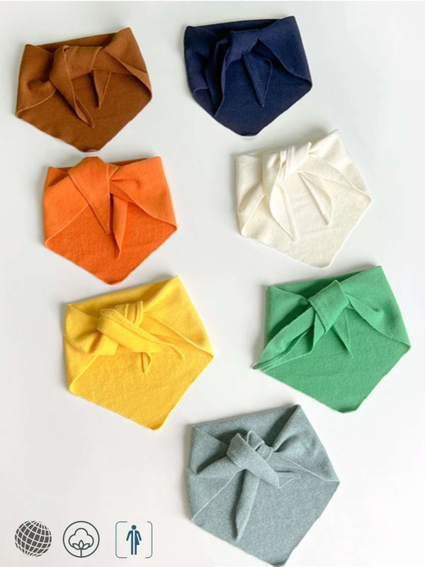 Scottish Wool Scarf    Unisex anywear Men’s Women’s Light Luxury and Small Crowd Versatile Triangular Woolen Warm mens womens Scarfs Small Square Scarves for Man Woman in auburn brown, dark navy blue, Gray grey, yellow, orange, green, white Autumn Winter Spring season fashion made in Scotland