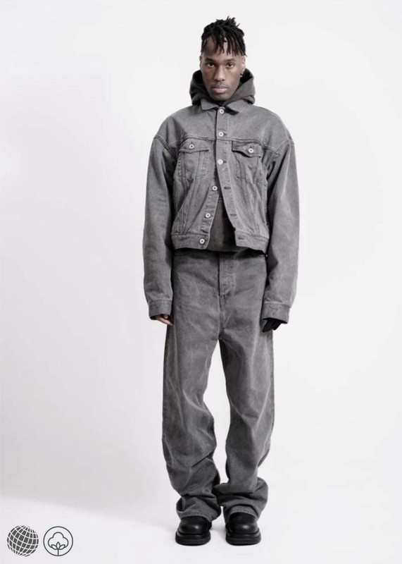 Distressed Motorcycle Jacket   miteigi Men's Short Denim Washed Turn-down collar long sleeves pockets Baggy Casual Versatile Cargo Coats Jackets for men in Gray Vintage Streetwear classic Outerwear Fashion for man in trending grey