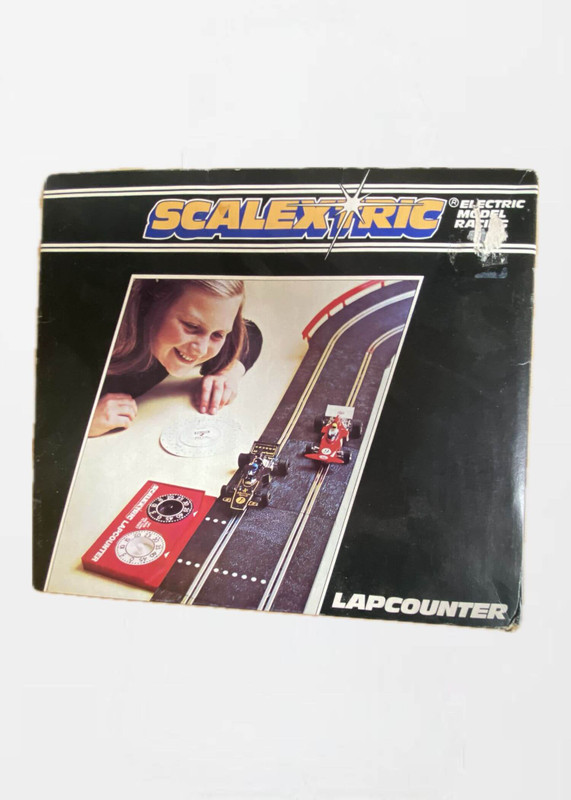 Scalextric Lapcounter C277 Vintage Original Collectors Racing Cars Race Track Accessories 1/32 Slot Car Lap Counter Timer Lapcounter Collectible Cars c1970s Made in England Sports Formula 1 (one) trending Toys Collection Antiques