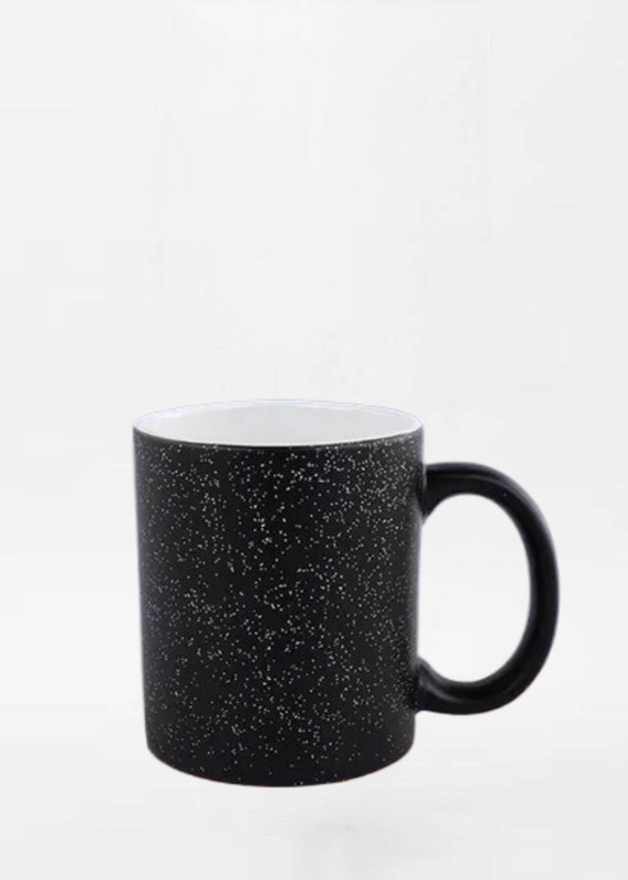 Starry Mug   Sky Color Changing, Creative Personality Heating Color Cups, Coffee drinks mugs in black Unique Gift