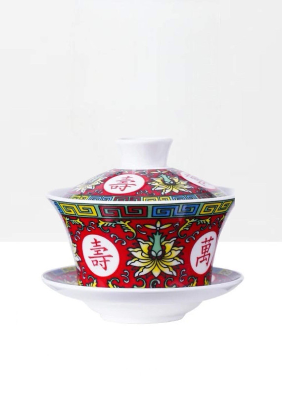 Japanese Porcelain Gaiwan Teacup   Chinese Kungfu Gai Wan Teaset Cover Bowl Teas Jingde Town  Soup Tureen Shen Puer cups sets Ceramic Tea Cup in ref green yellow blue