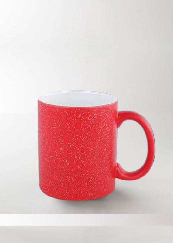Starry Mug red   Sky Color Changing, Creative Personality Heating Color Cups, Coffee drinks mugs in black Unique Gift