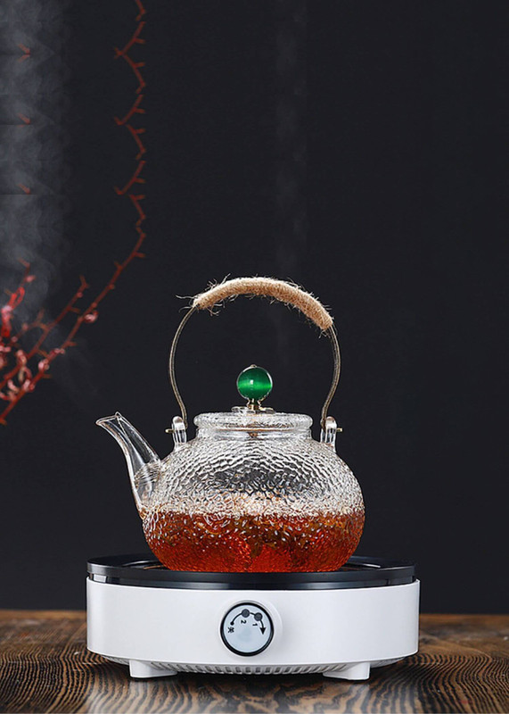 Heat Resistant Glass Tea Kettle  Pots 700ml Infuser Teapot for Infusion with Strainer Pu Erh Set Pot Teapots Puer Transparent Glazed Kettles