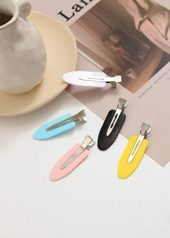 Seamless Hair Clips 4-Piece Set   4pcs Duck-Bill Barrettes Hairpins Female Hair Accessories Washing Face Makeup Tools Women Girls Hair Styling Headwear accessory