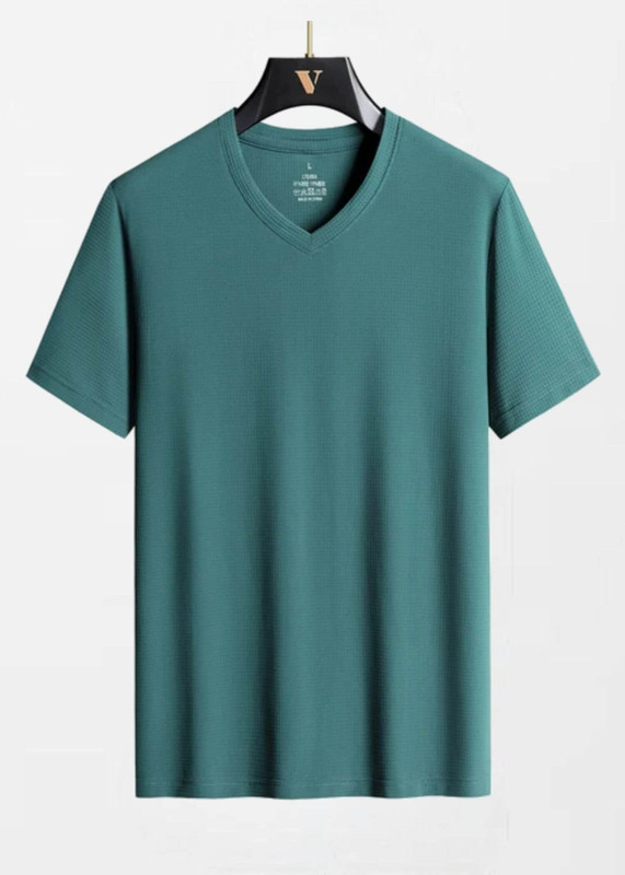 Breathable T-Shirt green Men’s Sportswear Ice Silk Quick-Drying Tees waffle Tops Male Fitness Gym Big Size 9xl 8xl 7xl 6xl for man Tall plus size Mens Summer T-Shirts