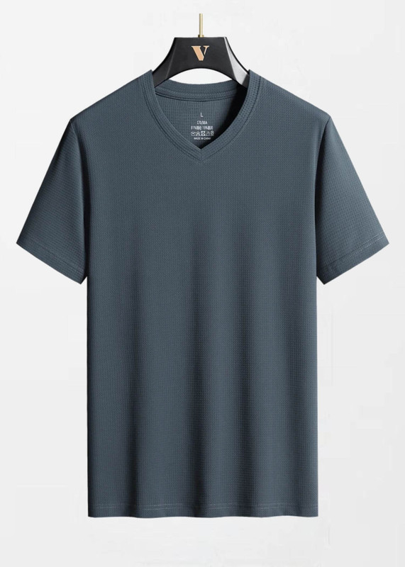 Breathable T-Shirt gray Men’s Sportswear Ice Silk Quick-Drying Tees waffle Tops Male Fitness Gym Big Size 9xl 8xl 7xl 6xl for man in grey Tall plus size Mens Summer T-Shirts