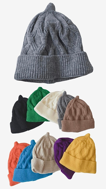 Lovely Nipple Hat Korea Baby Toddler Knitted for Boys and Girls In Autumn Winter Warm Ear Protection Pullover Wool Hats for Kids Trending