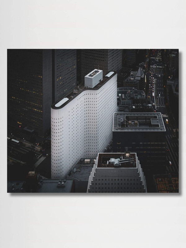 Tokyo's Shinjuku Washington Hotel Poster Japanese paper wall art decor posters Japan prints
