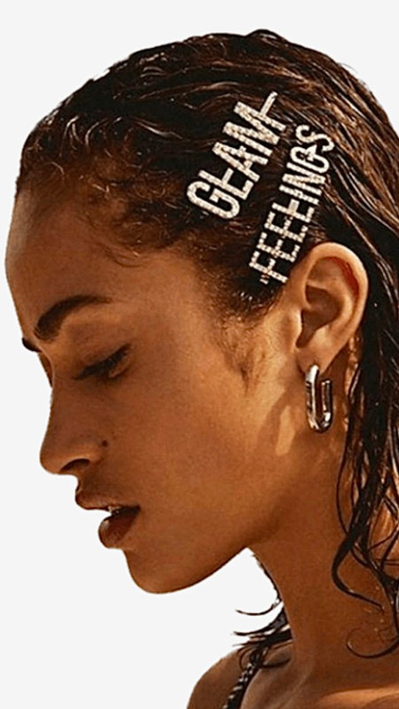 Womens Fashion Letter Rhinestone Bobby Pins with Words for Women Money Crystal Word Hair Clip Pin Barretts Party Accessories Woman Hair Jewelry Trending