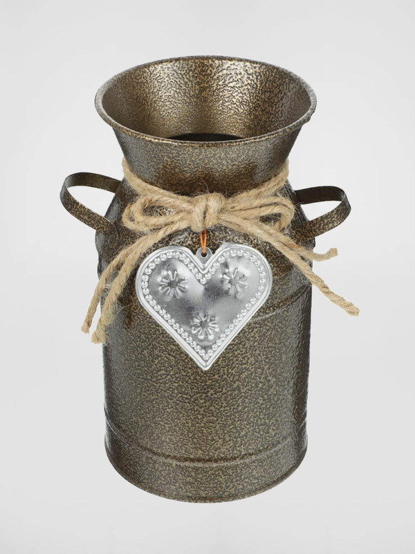 Iron Tin Bucket Flower Arranger  Milk Jugs Vase floral plant pot Retro adornment planting storage holders Garden water jug flowers pots vases