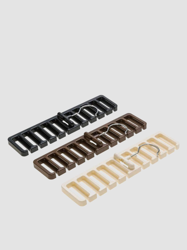 Tie Belt Hanger Wardrobe Closet Belts Scarf Hanging Organizer Rotating 10 Card Slots Storage Holder Rack Hook hangers Bedroom Home Items